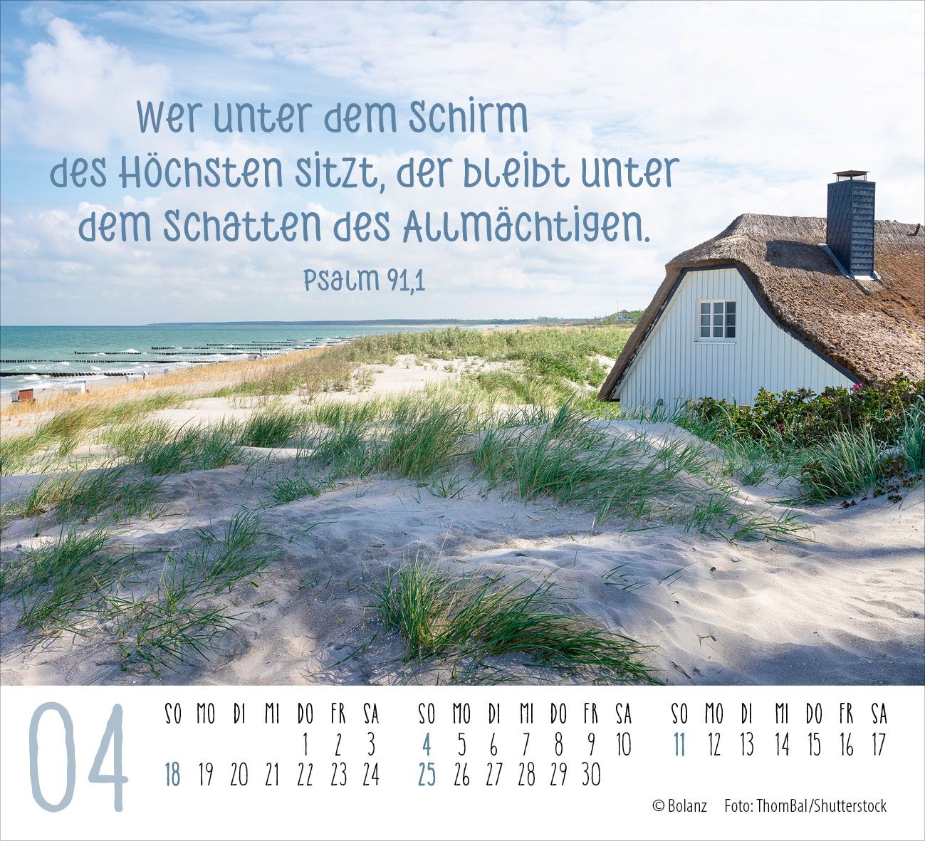 Aufstellkalender - Zeit für Meer 2027