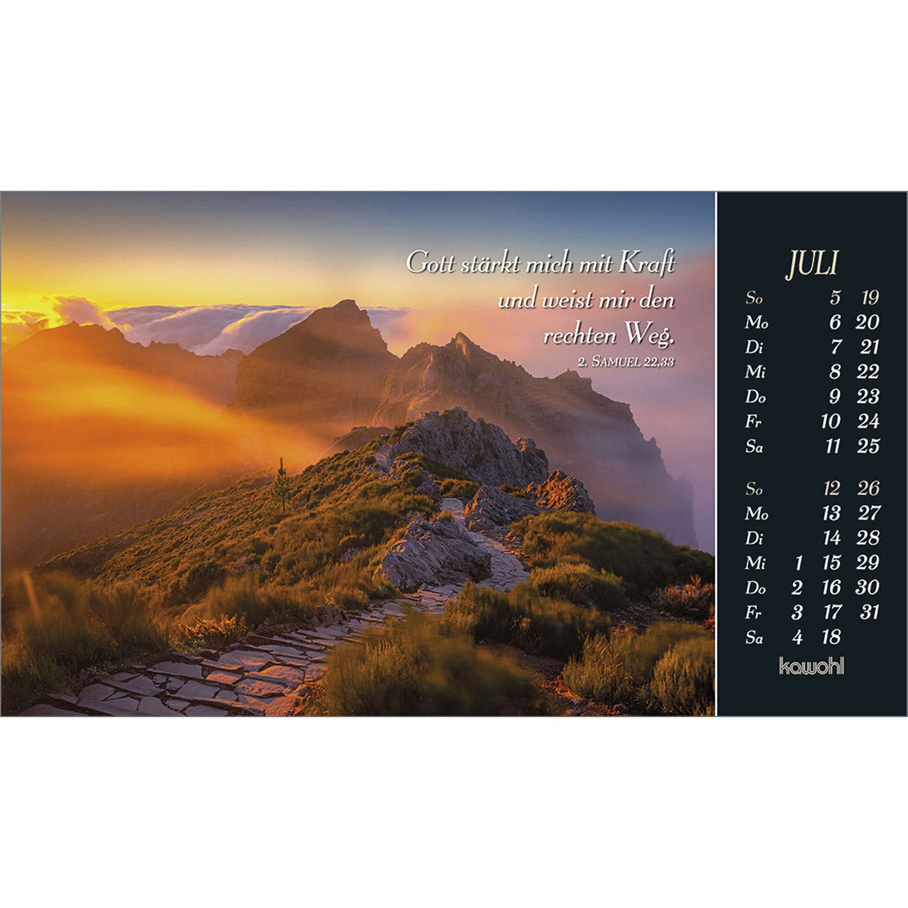 Postkartenkalender - Sehnsucht nach Unendlichkeit 2026