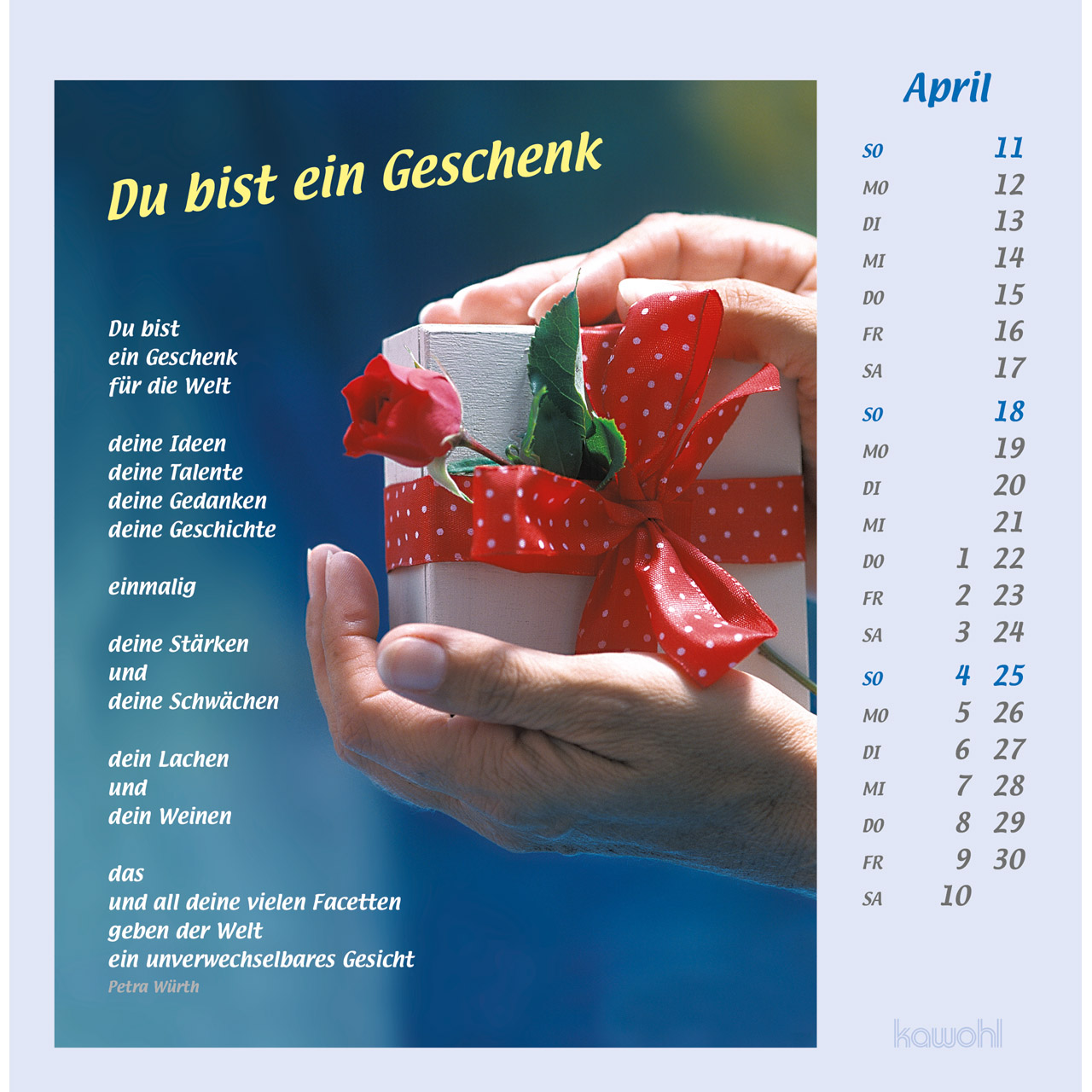 Postkartenkalender - Mit Hand und Fuß 2027
