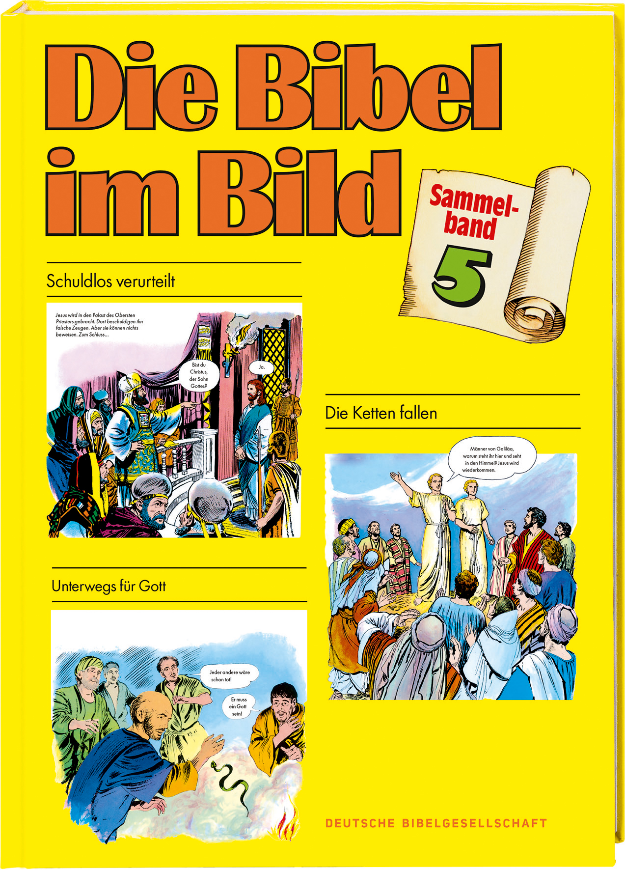 Kinderbibel - Die Bibel im Bild - Menschen Boot Arche Bäume Wasser