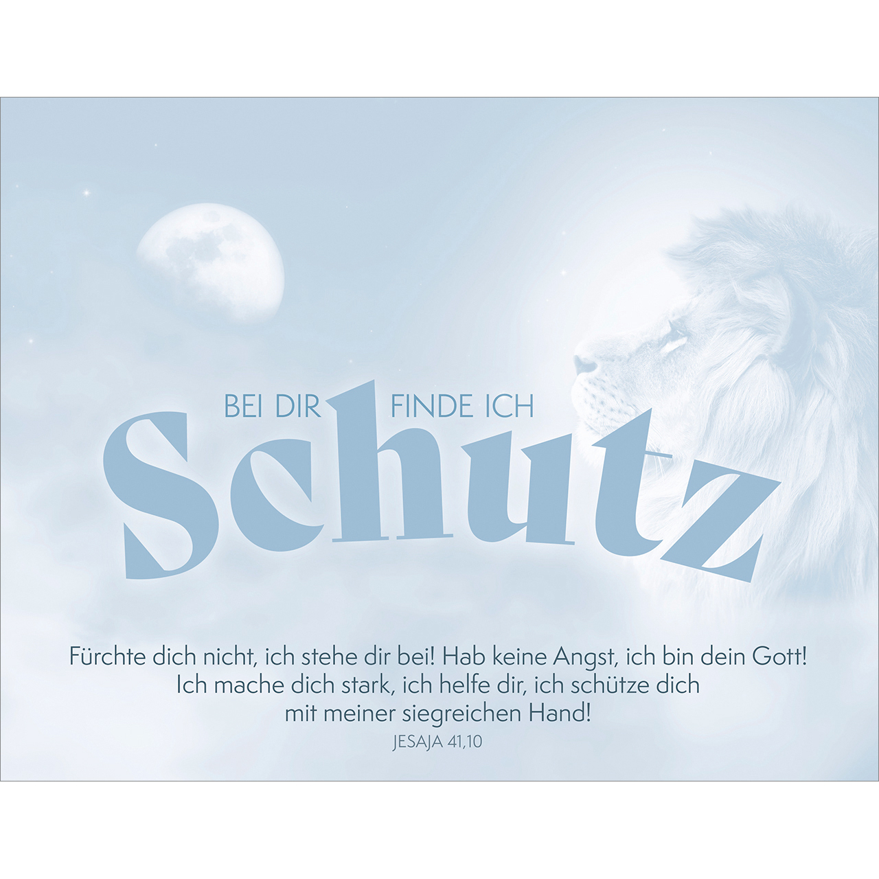 Aufstellbuch - Mutig und gestärkt auf deinem Weg - Mond Löwenkopf