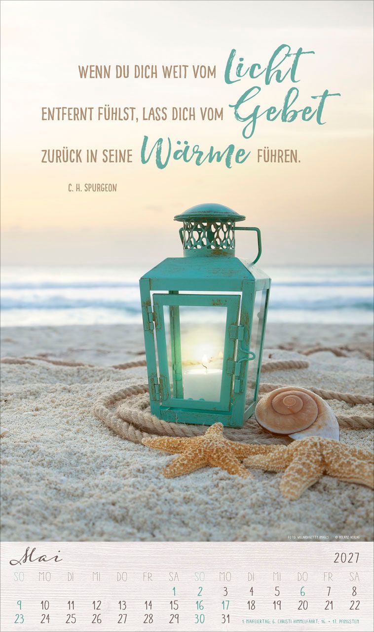 Posterkalender - Mit seiner Kraft durchs Jahr 2027 Posterkalender