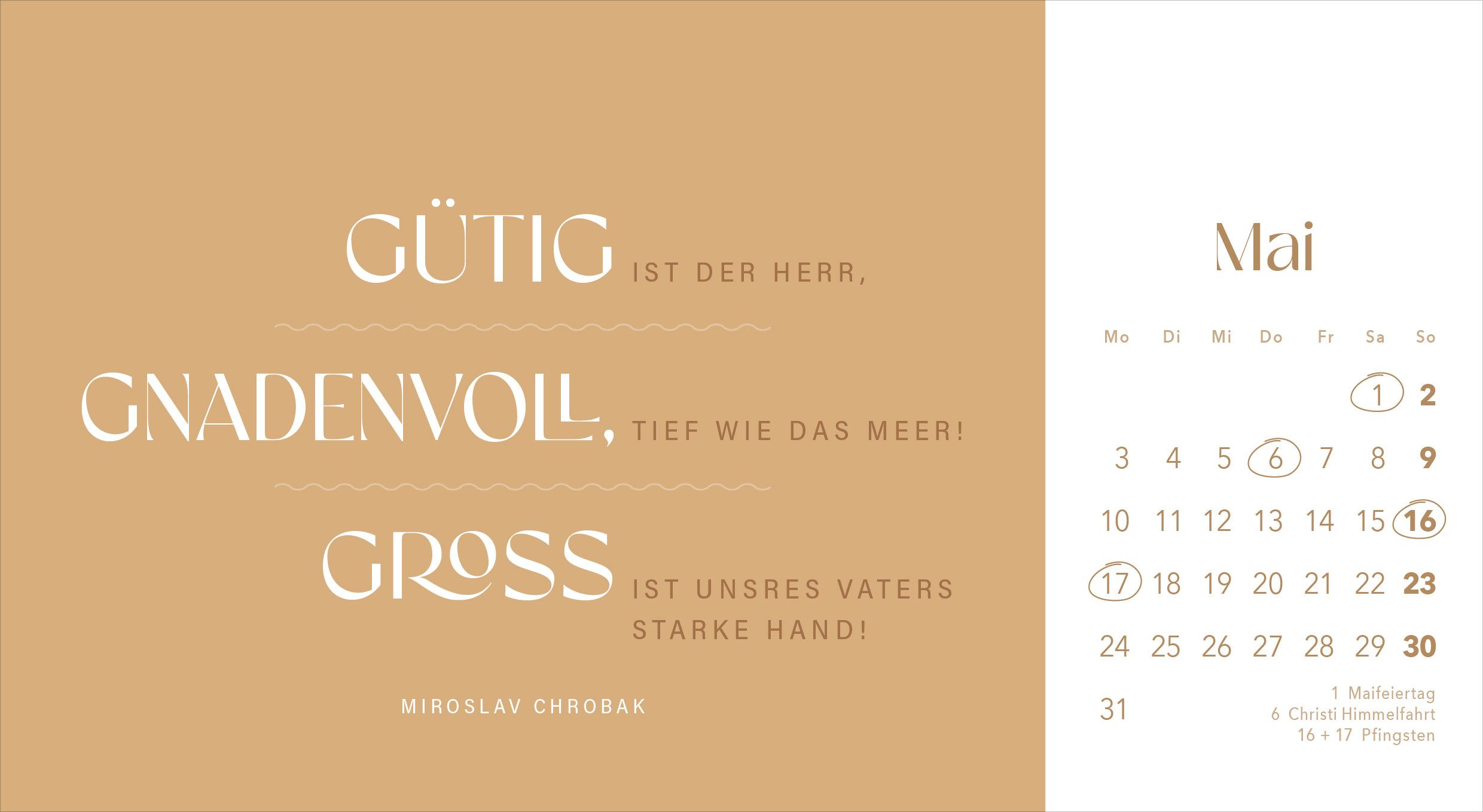 Tischkalender - Leben in seiner Gegenwart 2027
