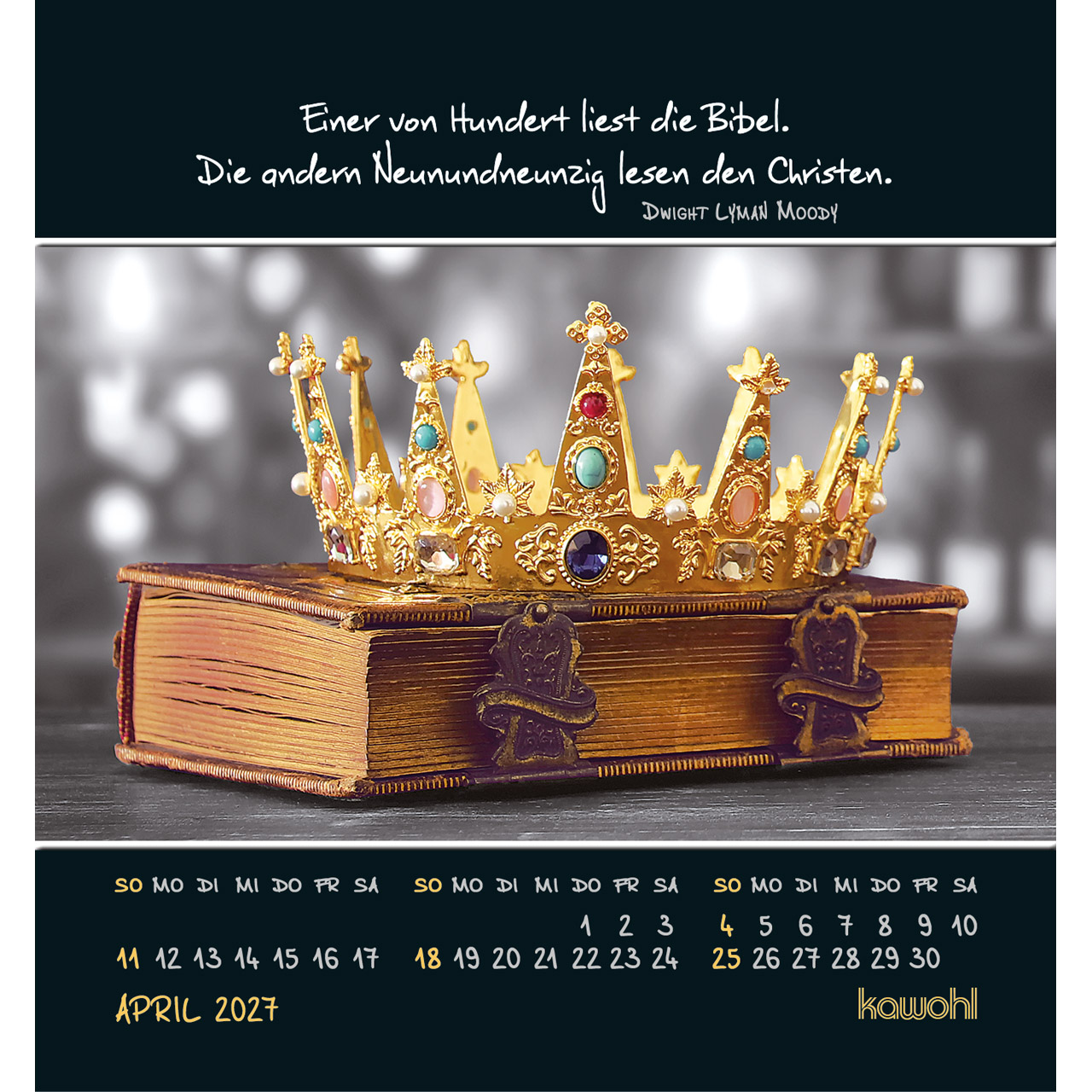 Aufstellkalender - Freu dich an kleinen Wundern 2027