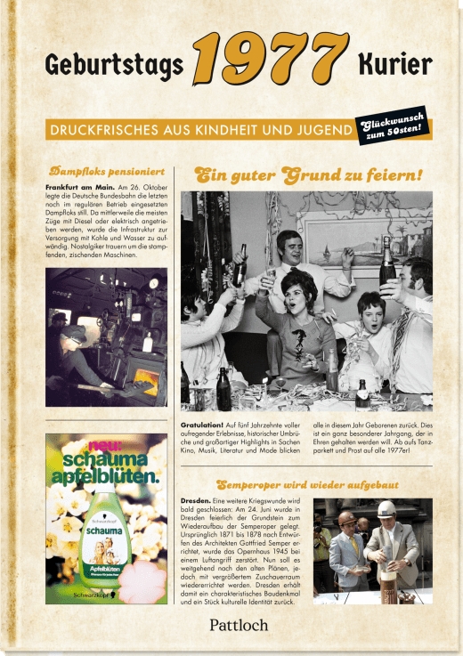 Geschenkbuch - 1977 - Geburtstagskurier