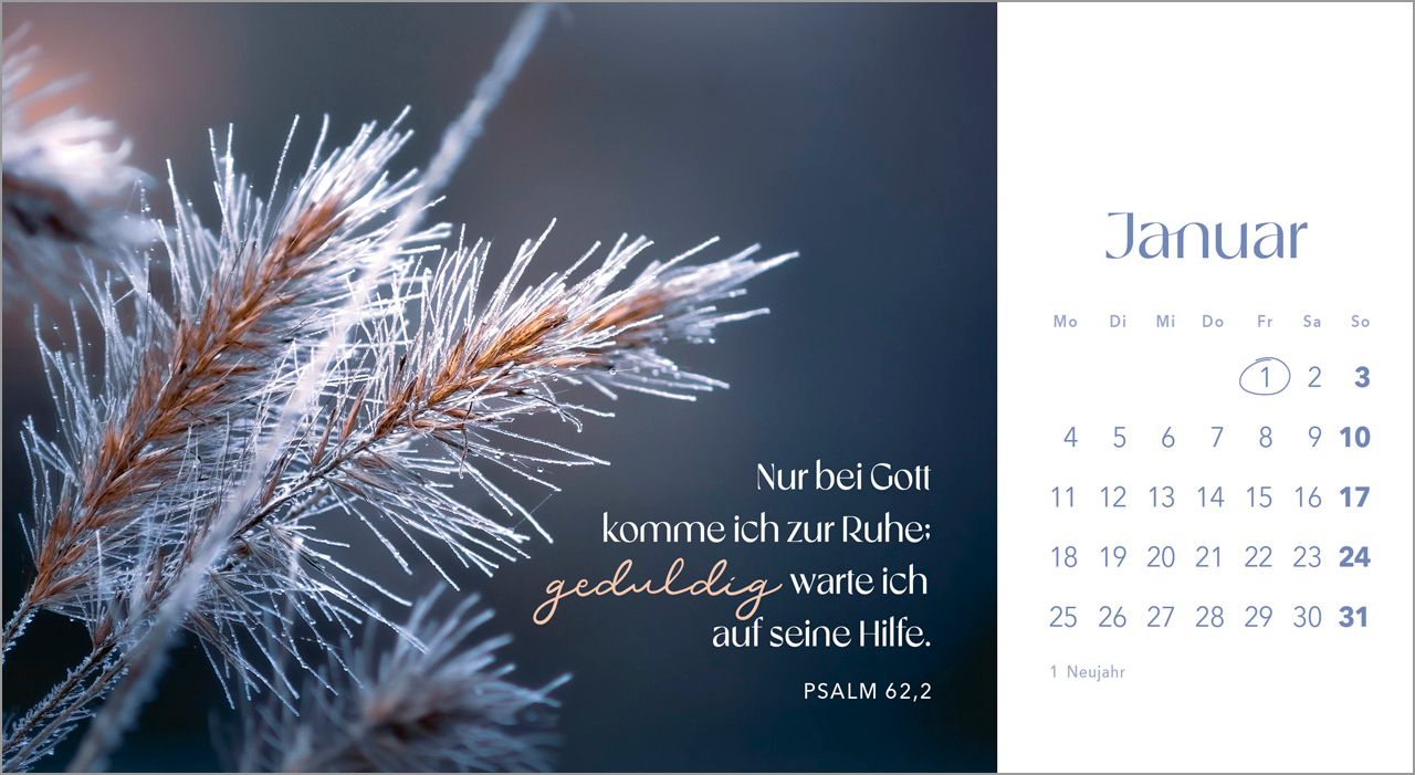 Postkartenkalender - Augenblicke der Anbetung 2027