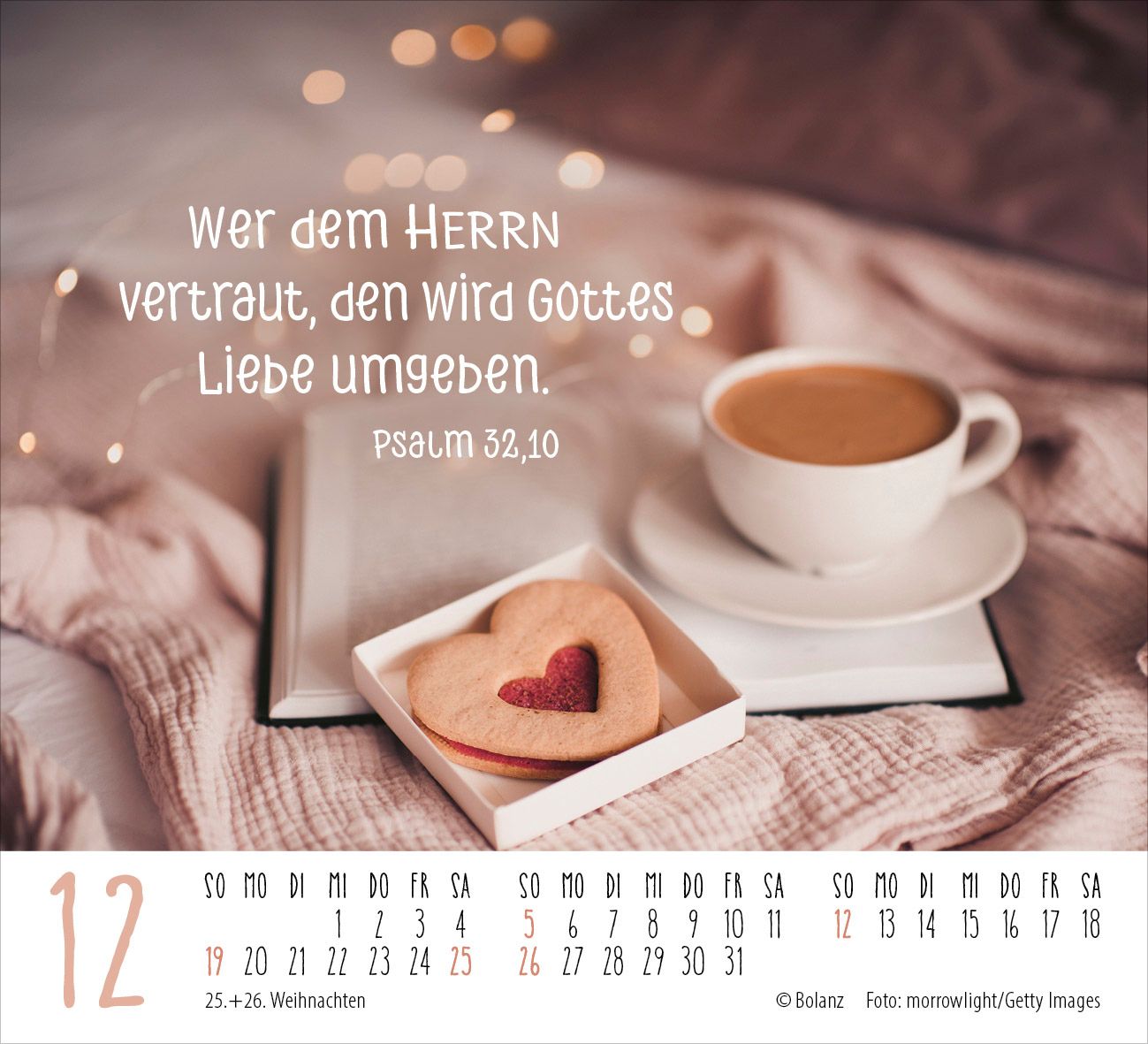 Aufstellkalender - Danke 2027 Minikalender
