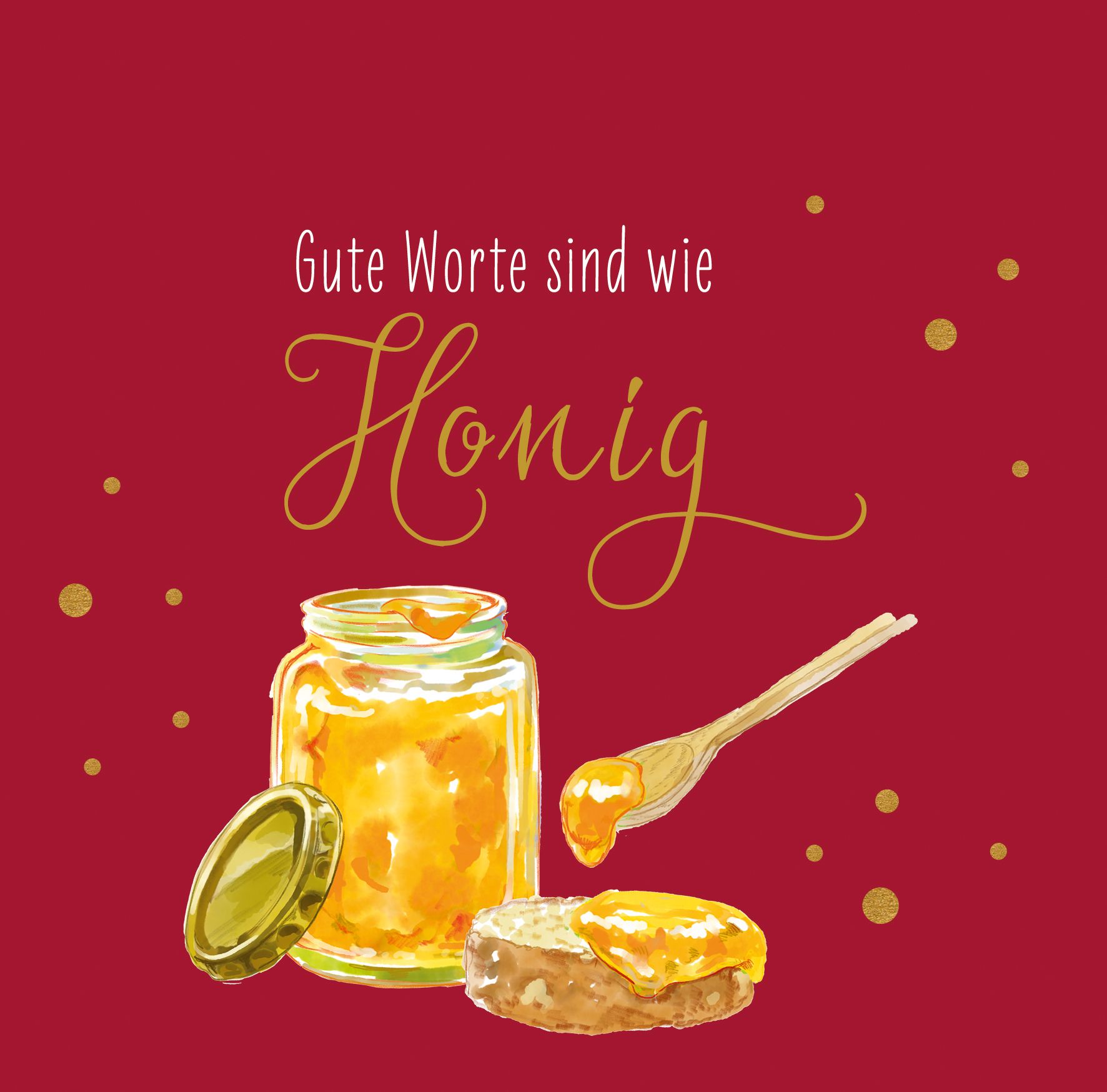 Aufstellbuch - Gute Worte sind wie Honig