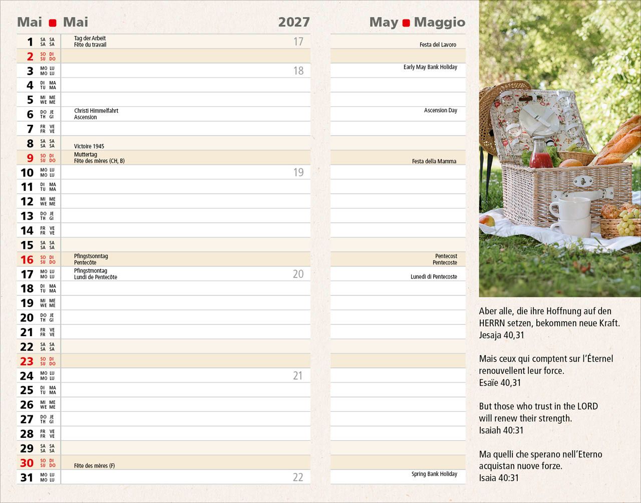 Terminkalender - Agenda 2027