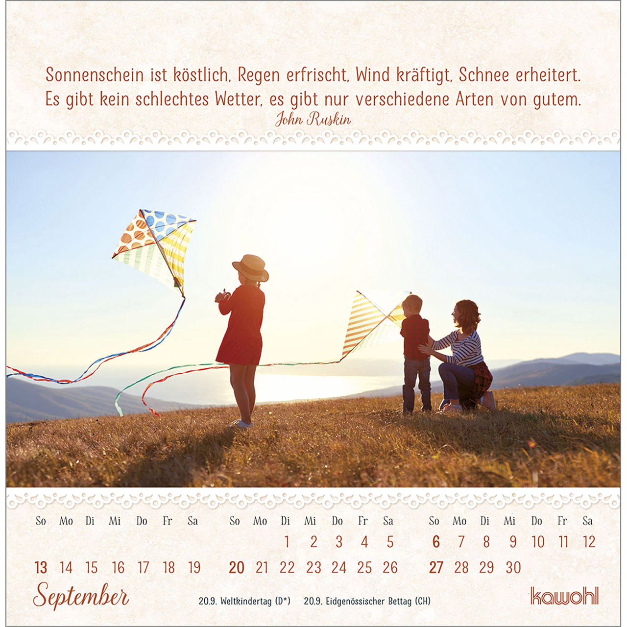 Postkartenkalender - Von Herzen gute Tage 2026