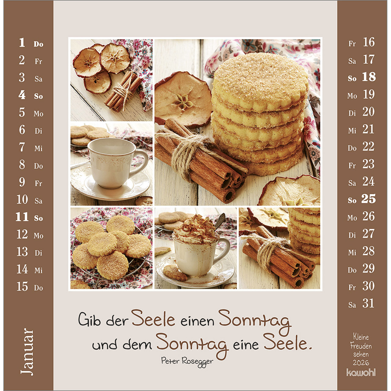 Postkartenkalender - Kleine Freuden sehen 2026