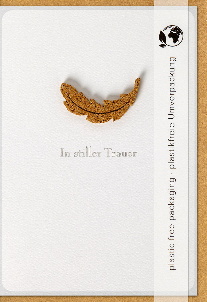 Faltkarte Trauer