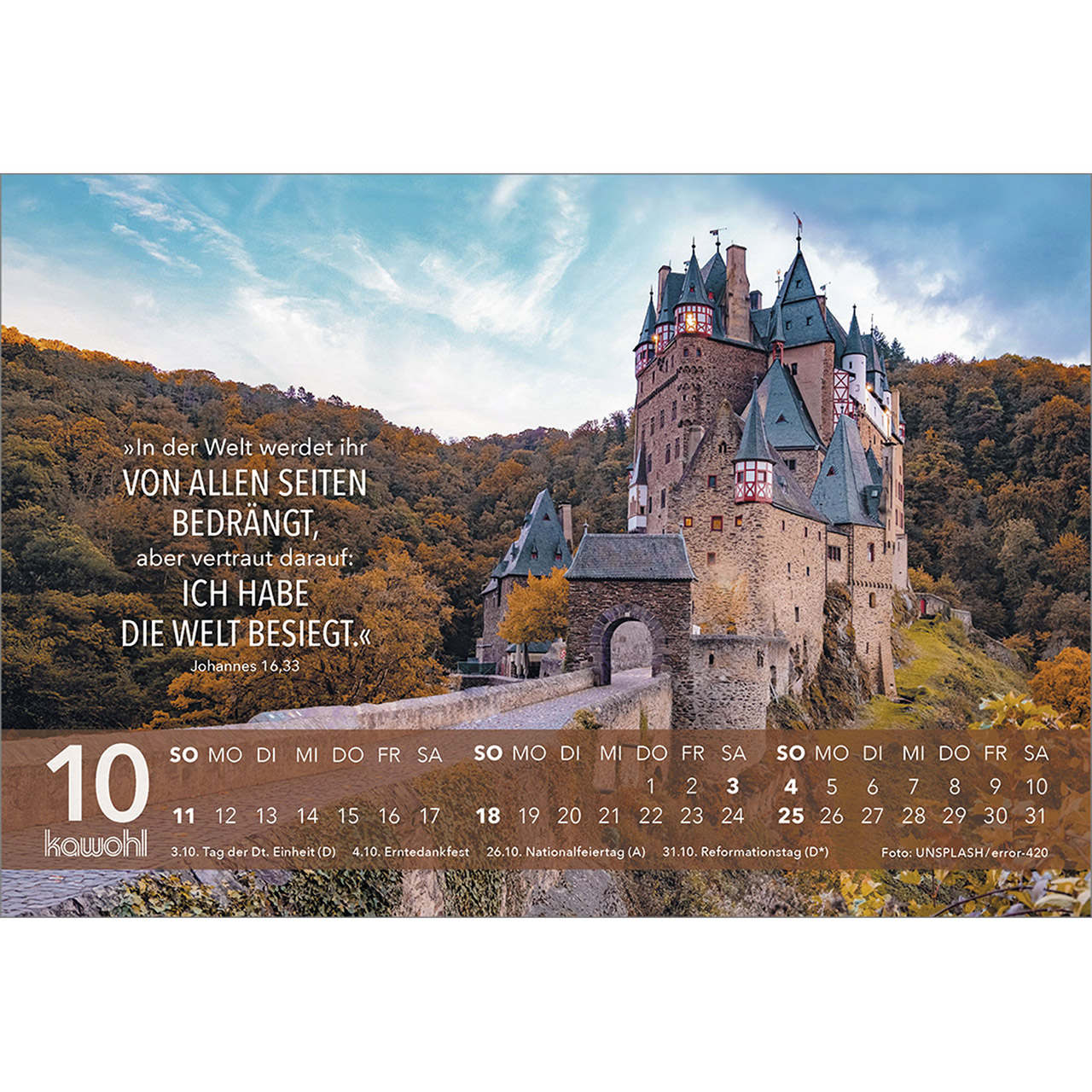 Tischkalender - Jesus Zitate 2026