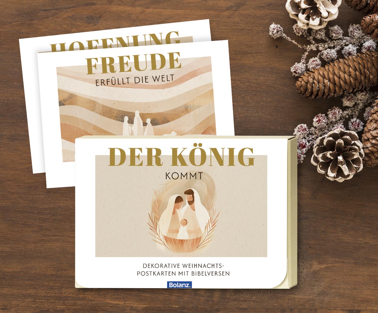 Karten-Box Papier - Der König kommt