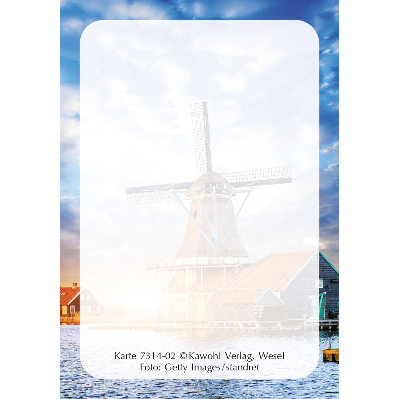 Karten-Box Papier - Lichtgedanken - Heute und morgen in Gott geborgen - Sonnenaufgang Berglandschaft Strahlen Berge