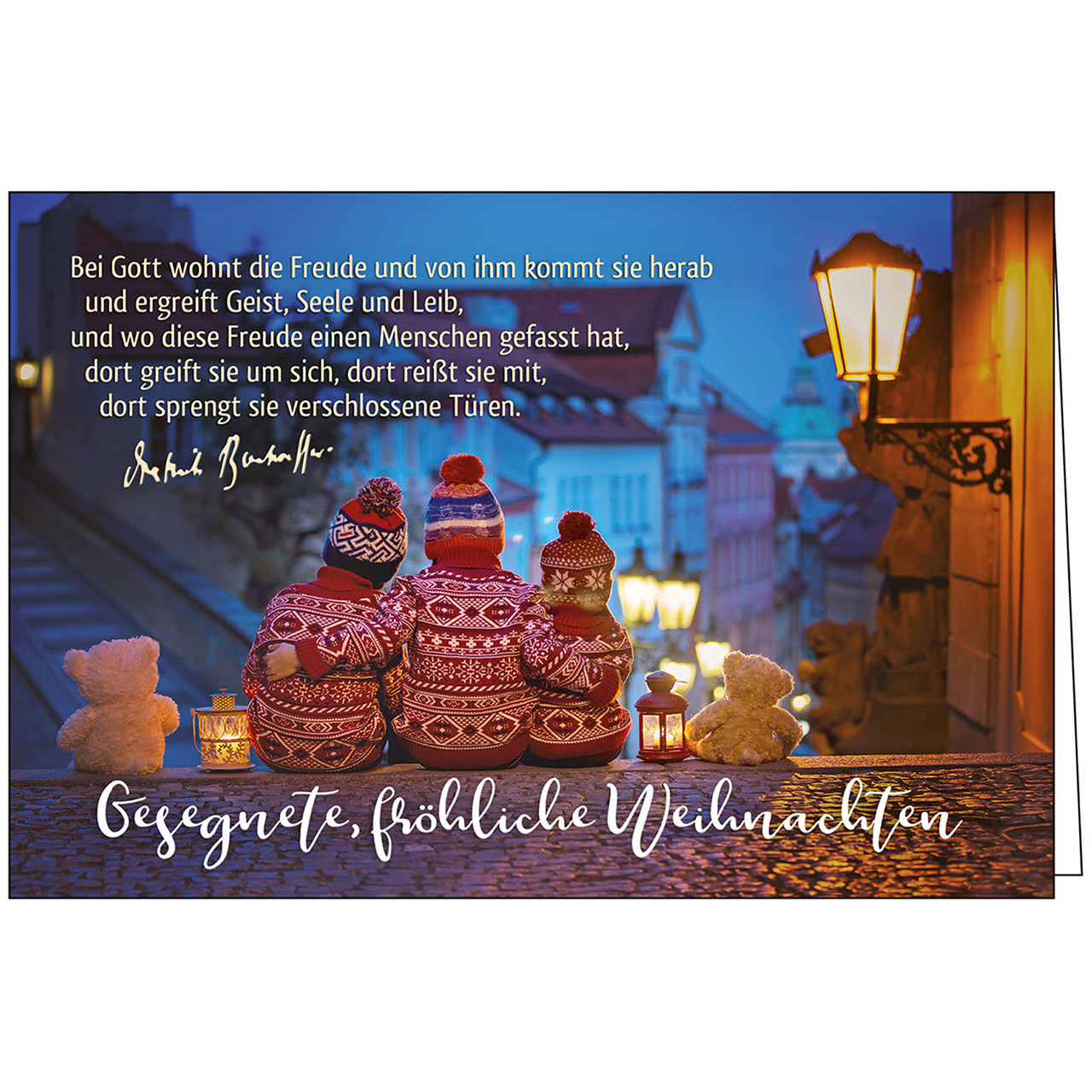 Gesegnete, fröhliche Weihnachten