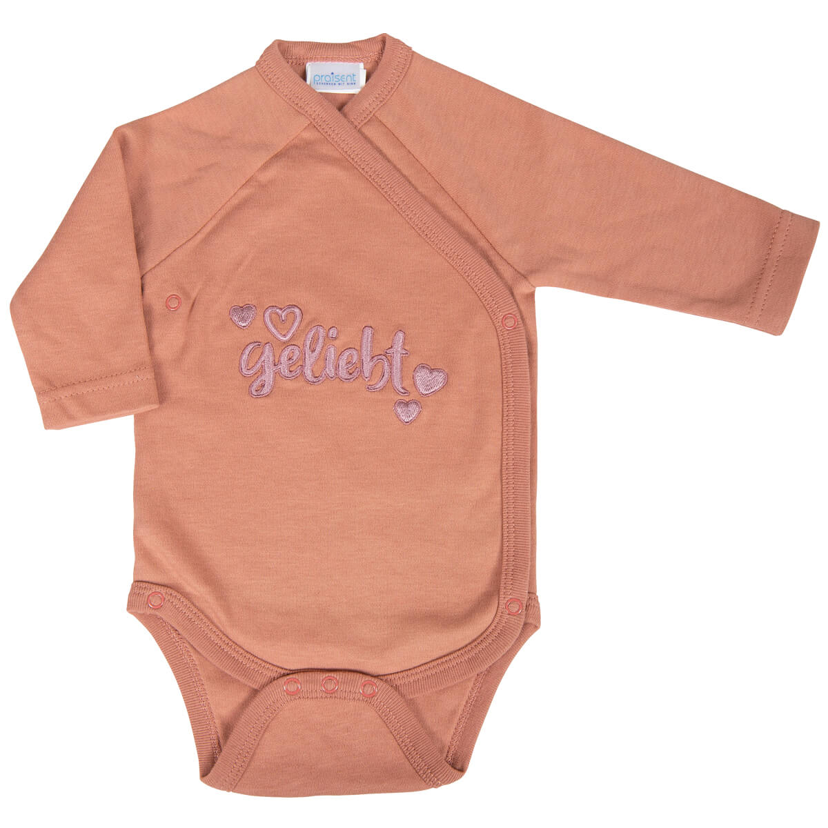 Kleidung - Baby-Body 'geliebt' - Herz Body
