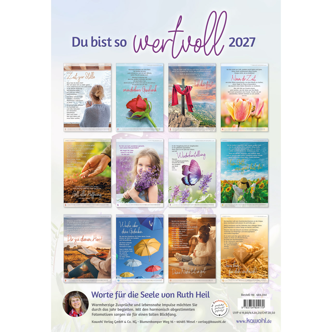 Wandkalender - Du bist so wertvoll 2027