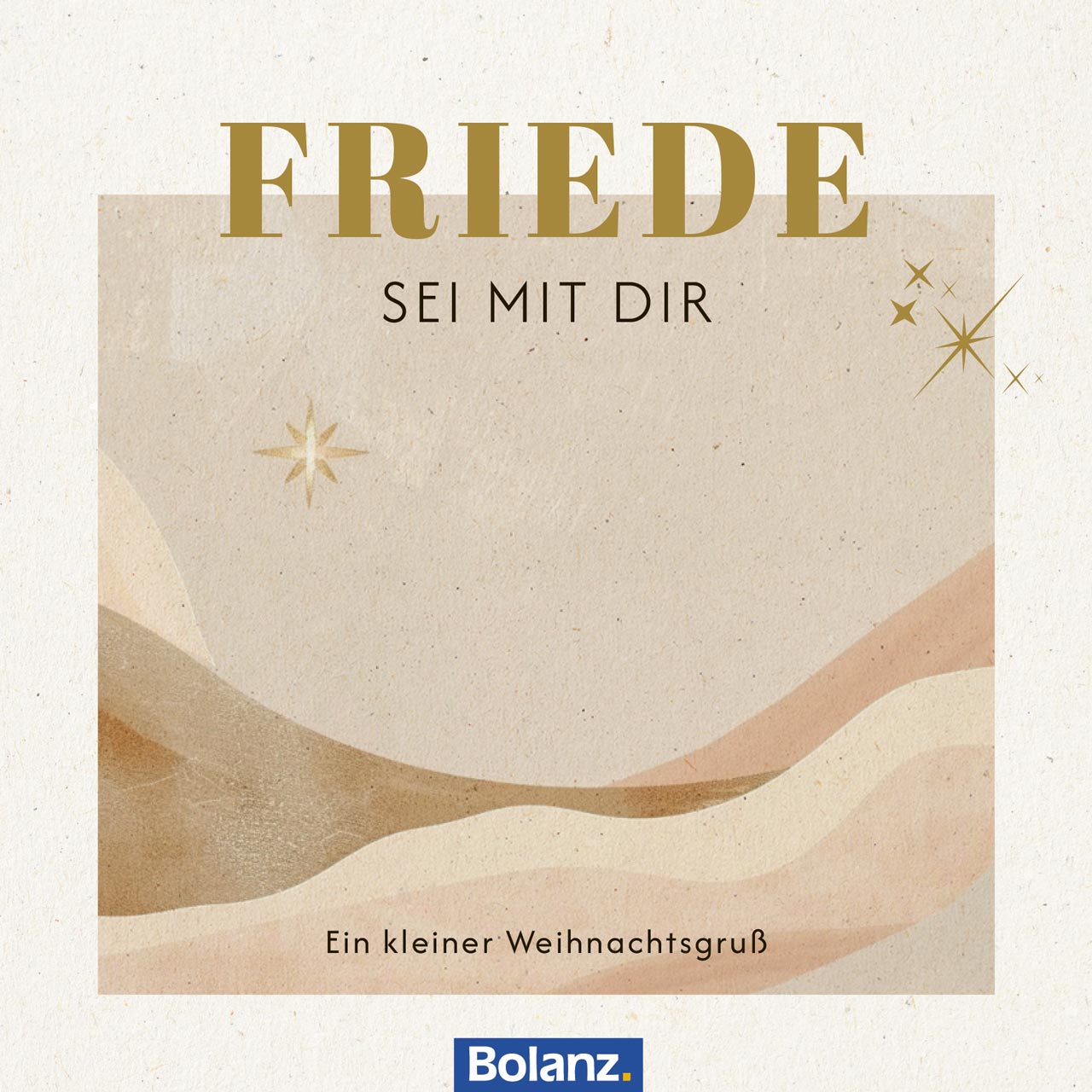 Grußheft - Friede sei mit dir