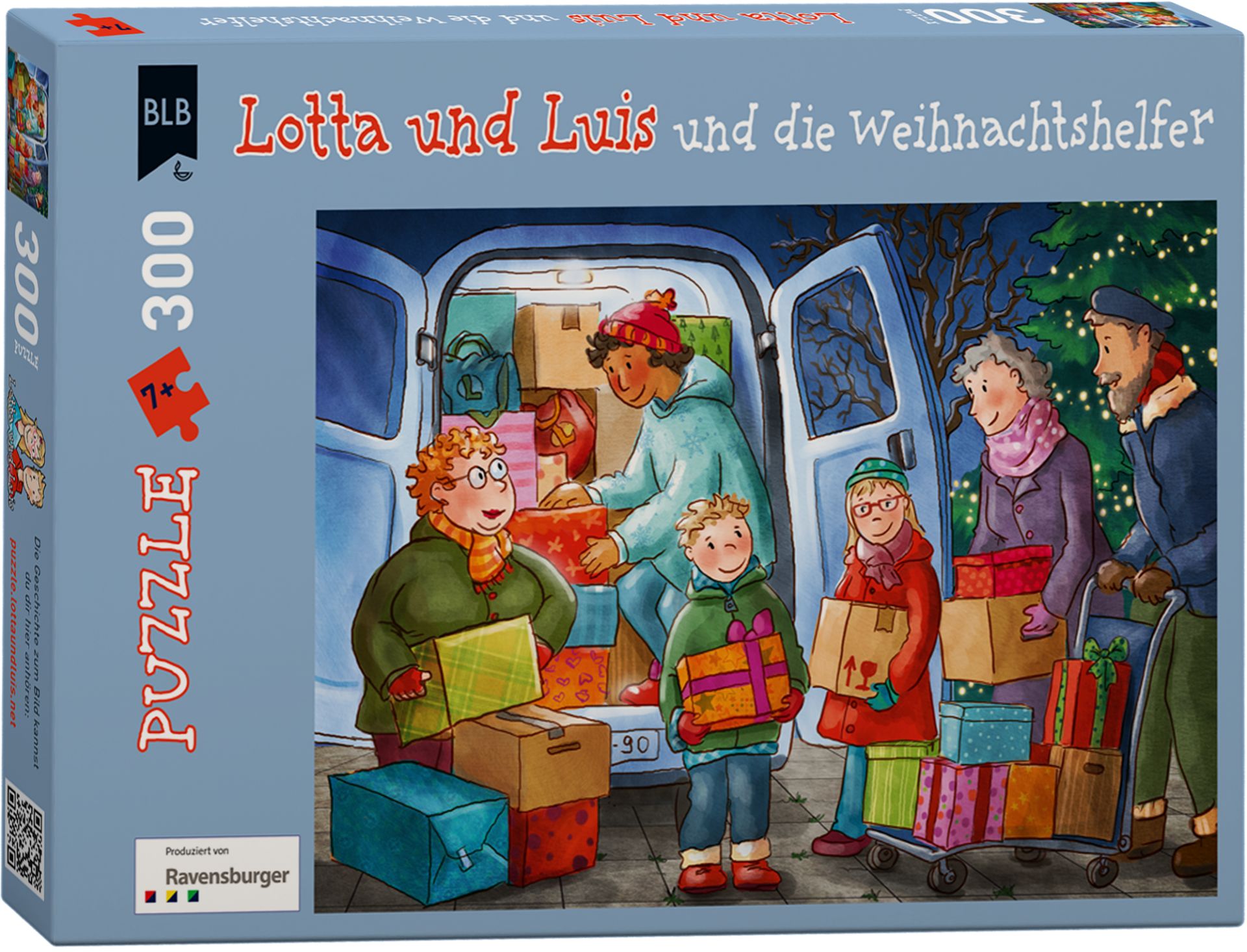 Puzzle 'Lotta und Luis und die Weihnachtshelfer' 300 Teile