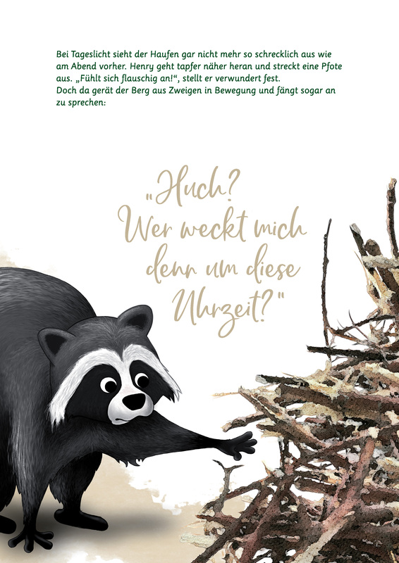 Buch - Vom kleinen Waschbären, der sich traute, mutig zu sein