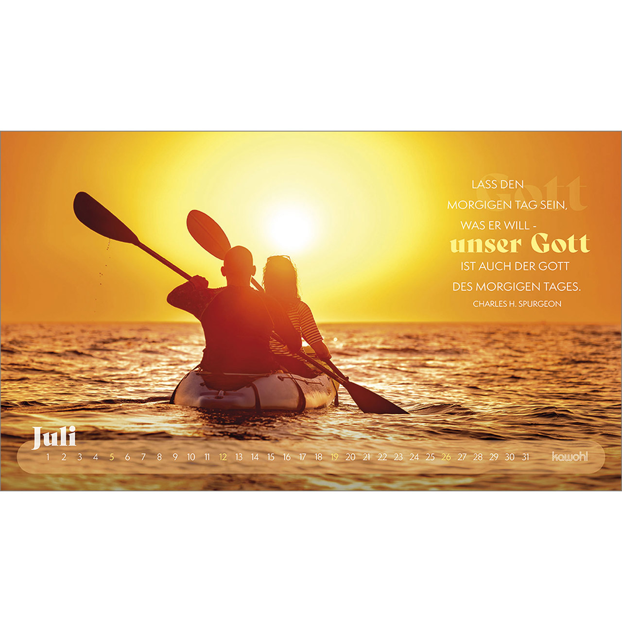 Postkartenkalender - Abenteuer - Mit Gott unterwegs 2026