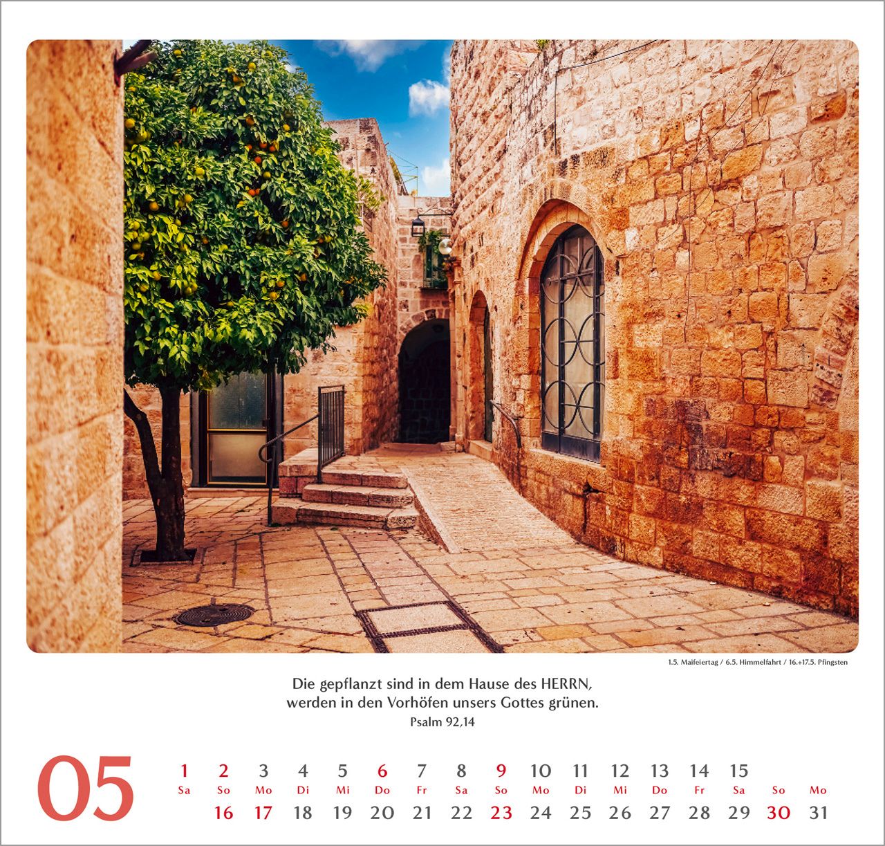 Wandkalender - Geliebtes Israel 2027 Wandkalender