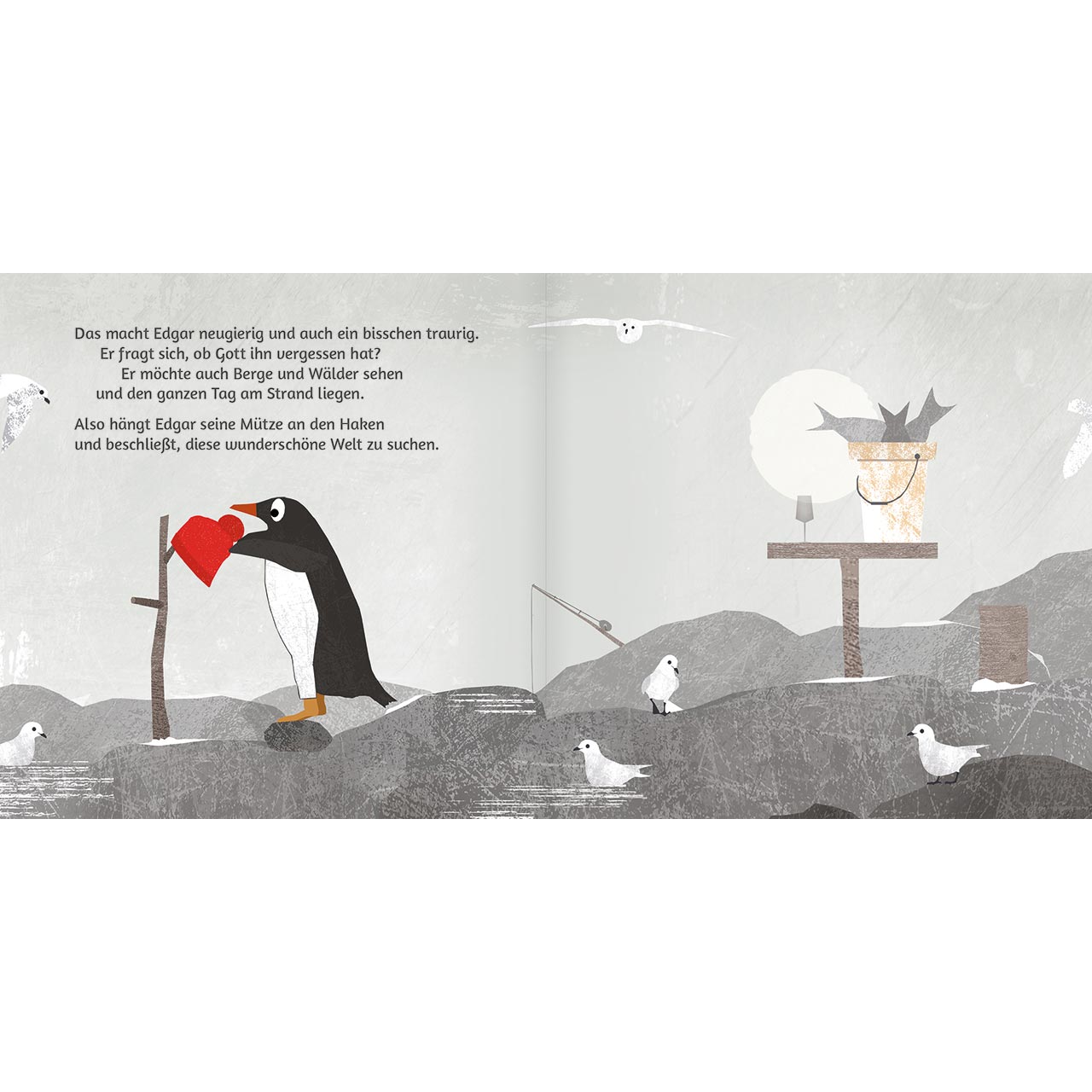 Buch - Wunderschön ist meine Welt - Pinguin mit roter Mütze