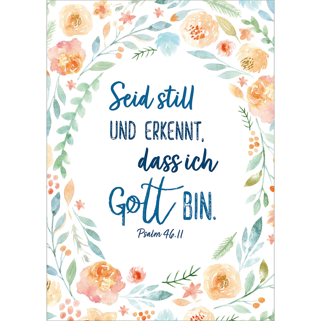 Seid still und erkennt