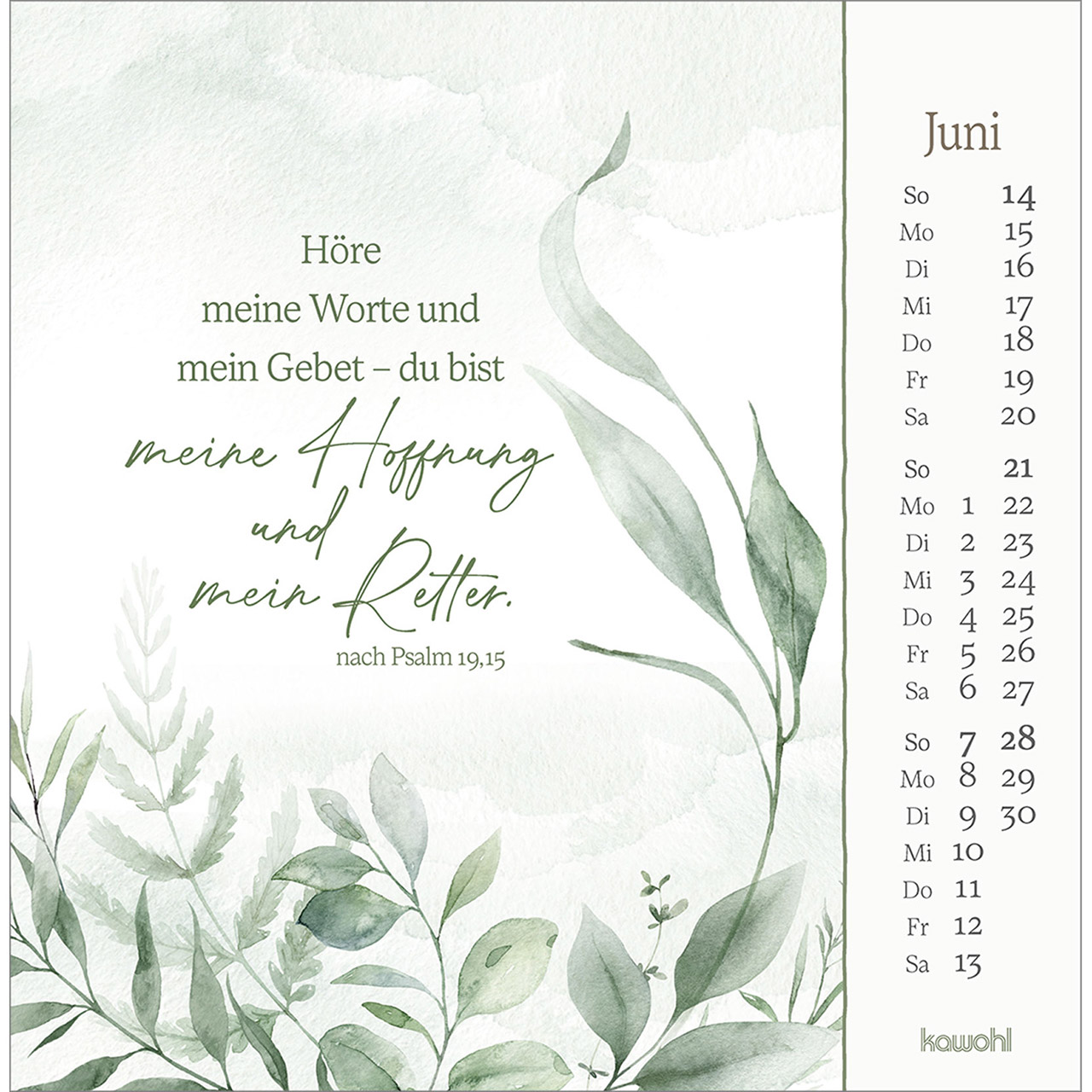 Postkartenkalender - Vor dich bring ich, was mich bewegt 2026