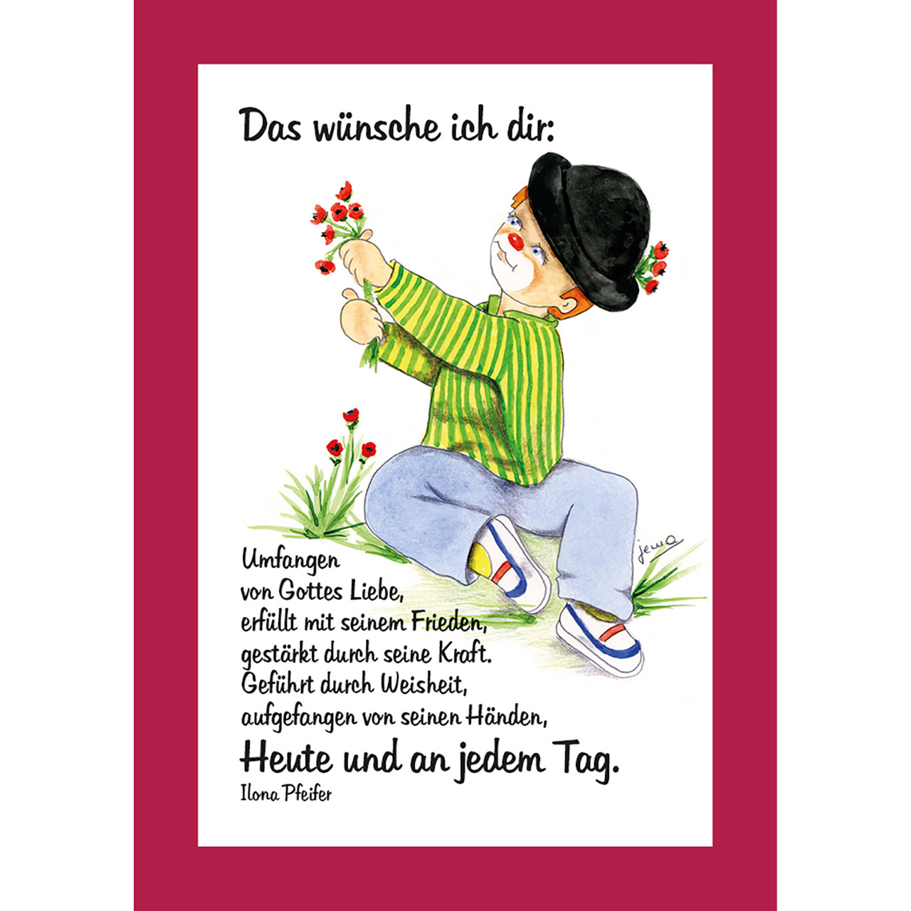 Aufkleberbuch - Sonnenschein für dich und mich - Clown