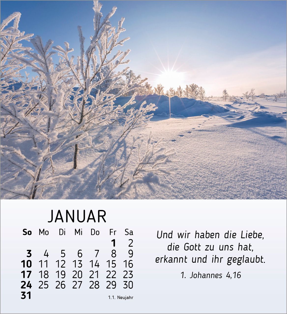 Tischkalender - Schönheit des Lichts 2027