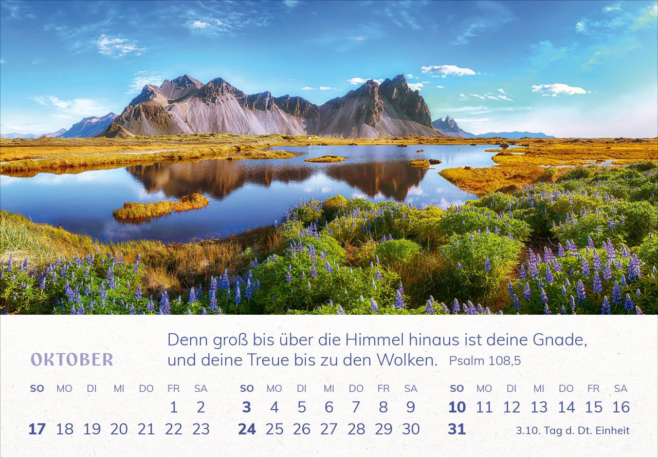 Panoramakalender - Mini-Panorama-Kalender 2027