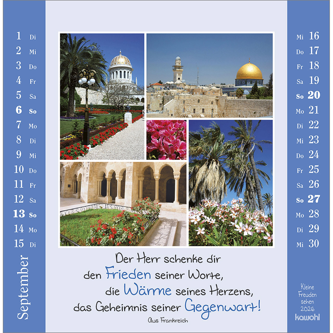 Postkartenkalender - Kleine Freuden sehen 2026