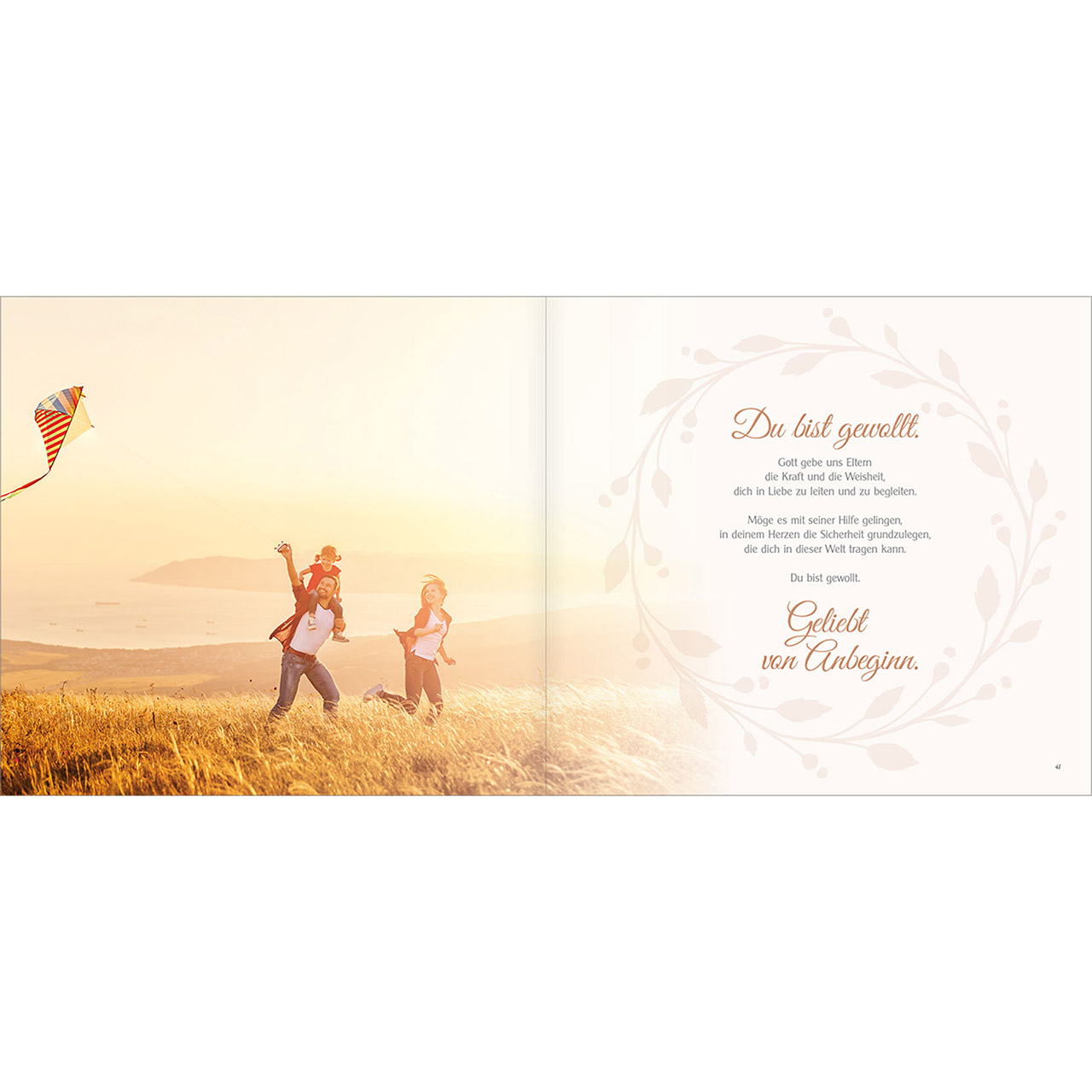 Geschenkbuch - Ein Wunder in unserer Mitte - Mutter Vater Kind Baby Hände