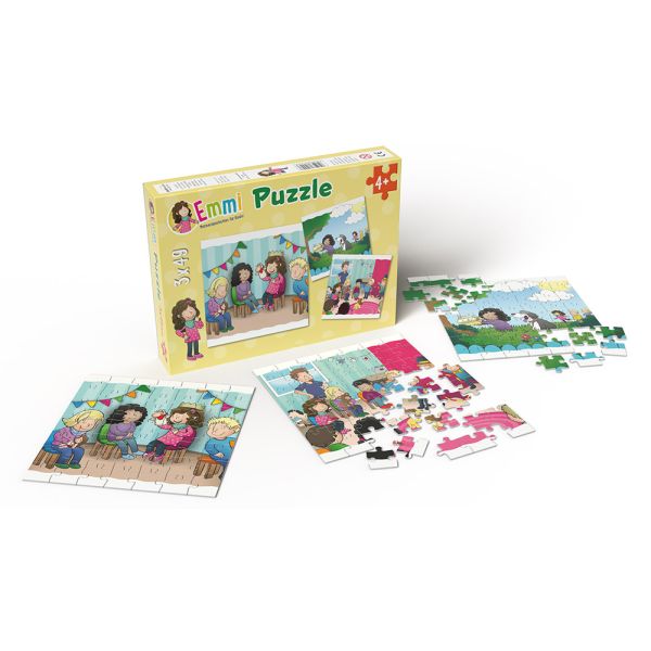 Puzzle - Emmi-Puzzle (3 x 49 Teile) - Kinder Puzzle