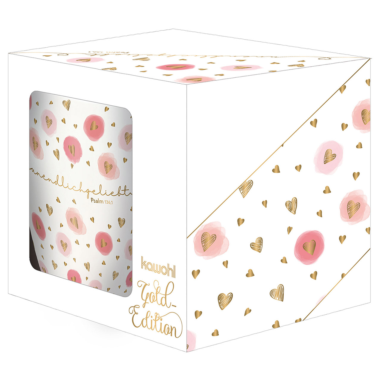 Tasse - unendlich geliebt - Herzen