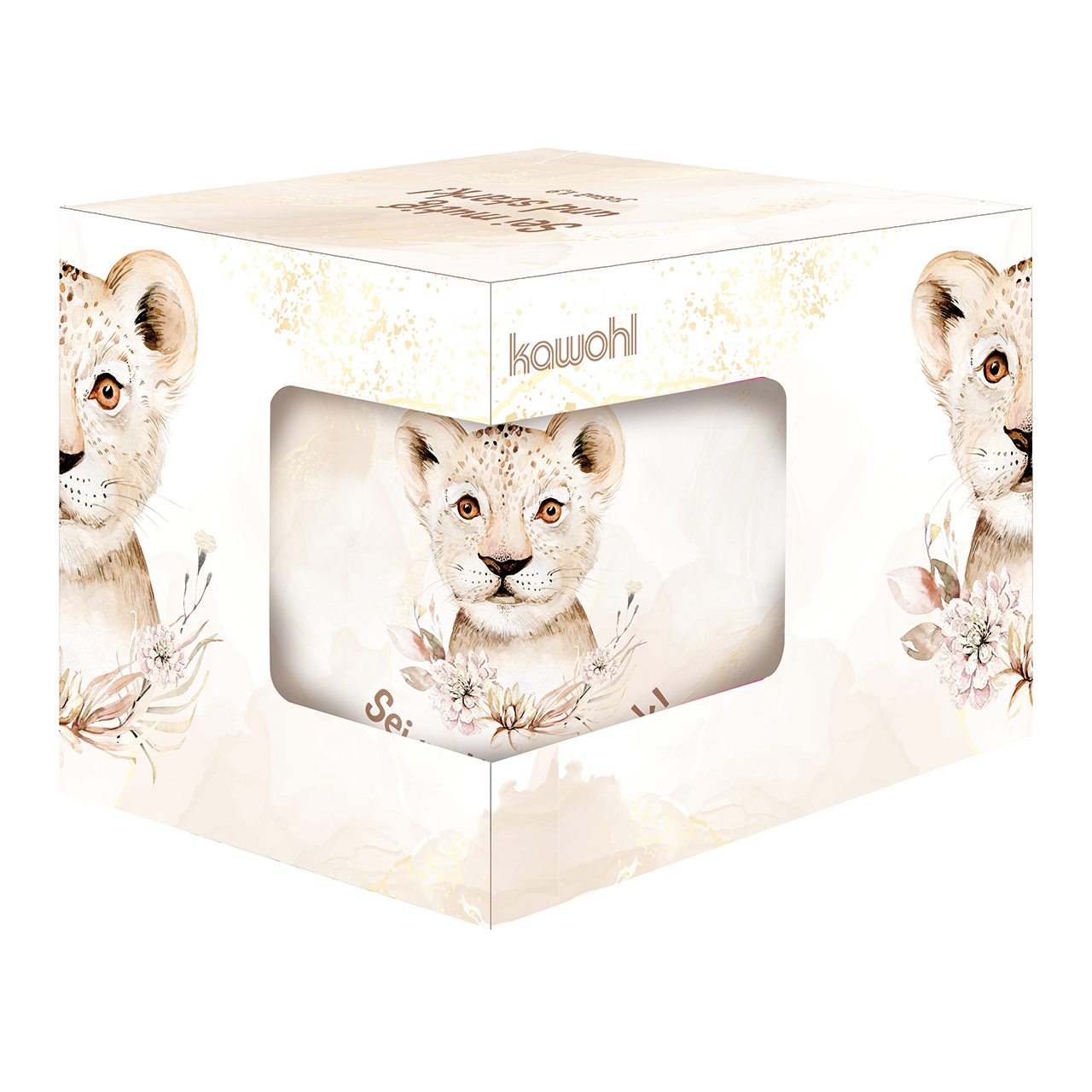 Tasse - Sei mutig und stark - Löwe