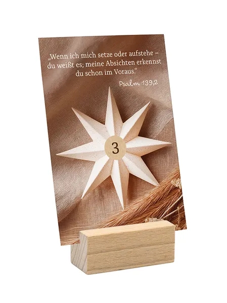 Adventskalender - 24 Herzenswege zur Krippe mit Psalm 139