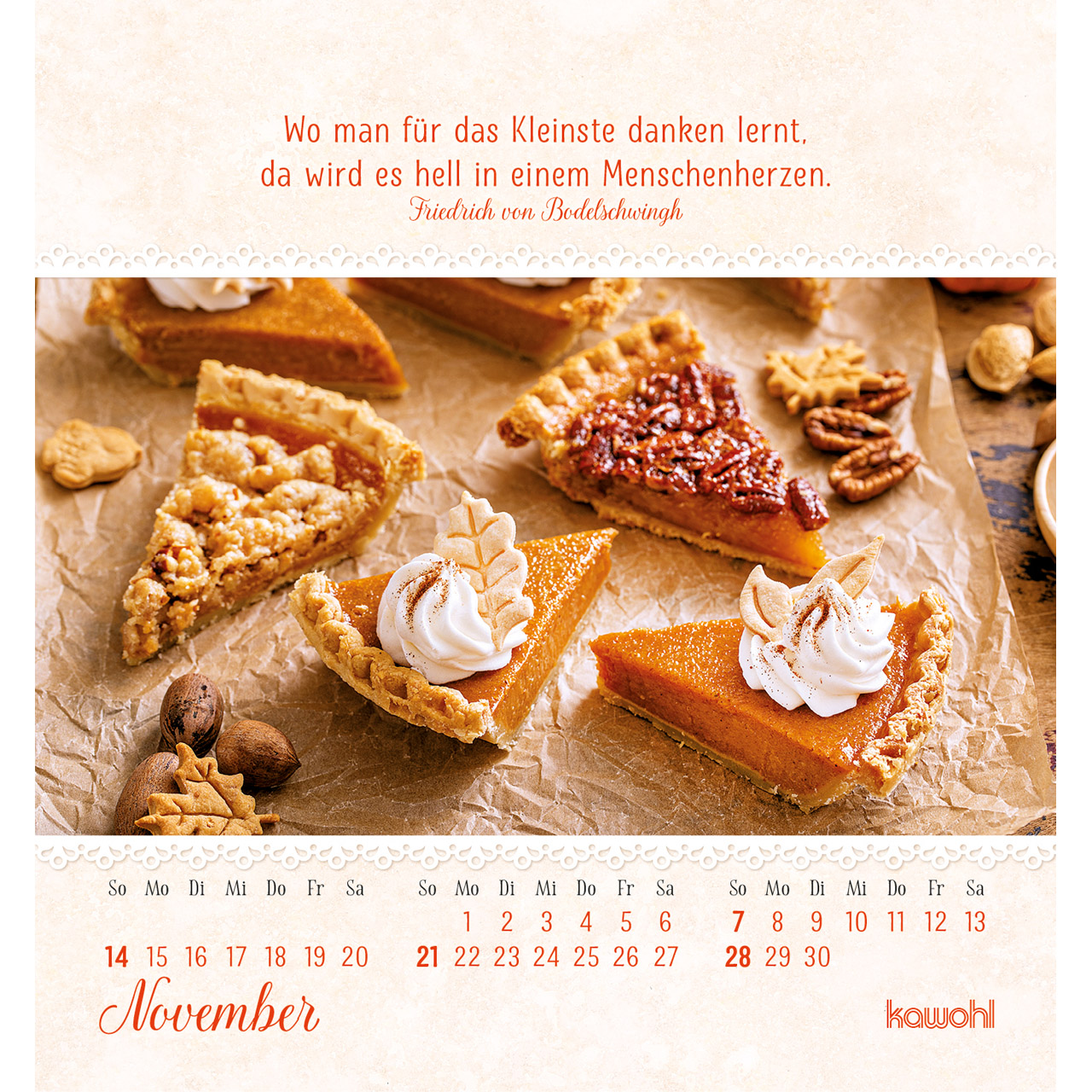 Aufstellkalender - Von Herzen ein gutes Jahr 2027