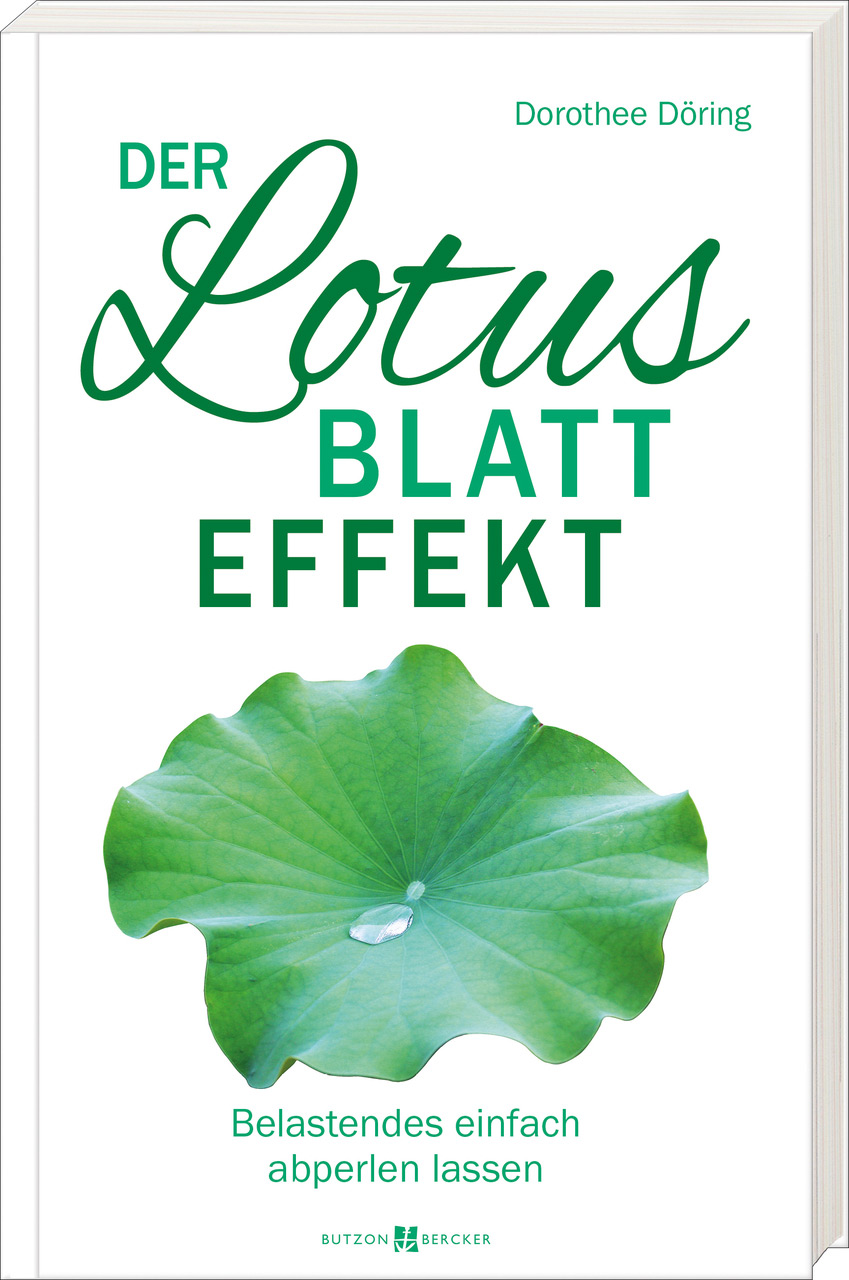 Buch - Der Lotusblatt-Effekt - Blatt Wassertropfen
