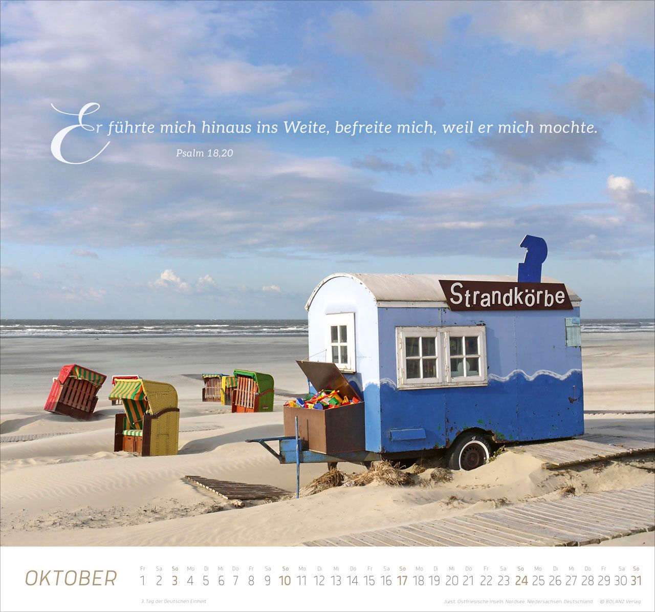 Wandkalender - Zeit für Meer 2027 Wandkalender