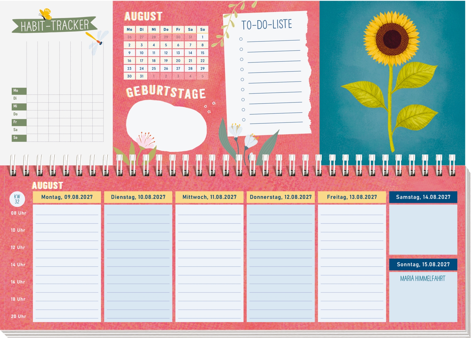 Tischkalender - Lebe wild und voller Wunder 2027
