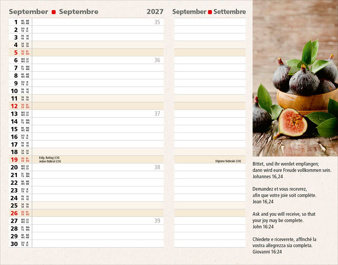 Terminkalender - Agenda 2027