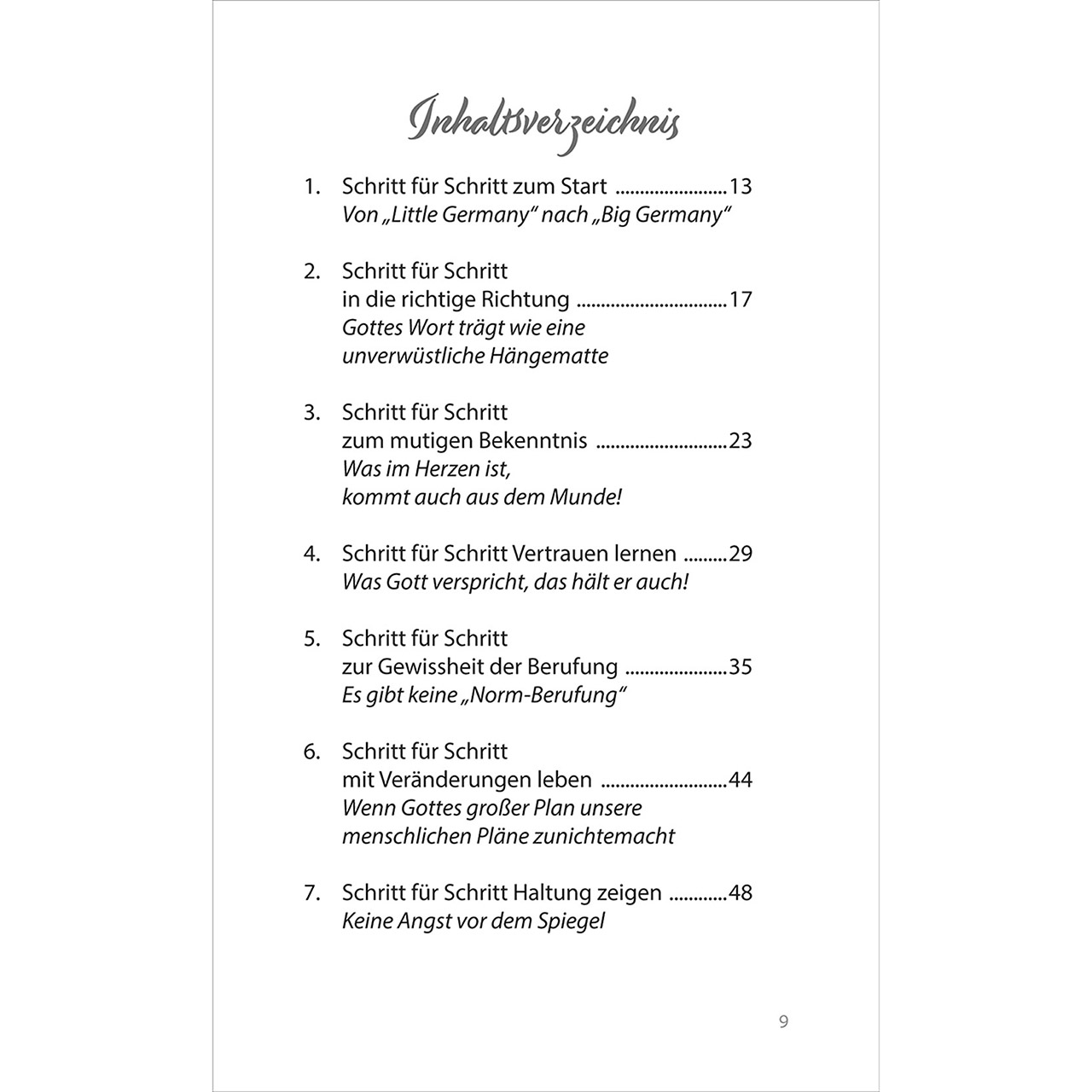 Buch - Schritt für Schritt - so lebt sich's gut - Frau Fluss Steine