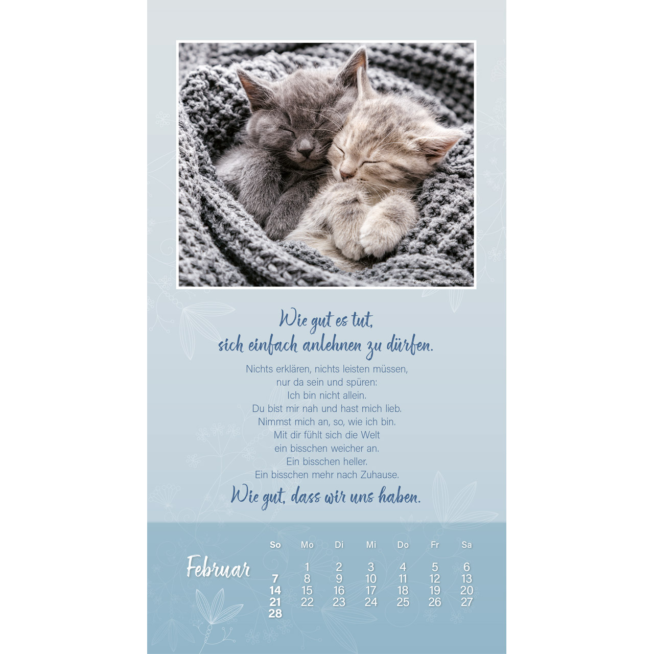 Wandkalender - Schön, dass es dich gibt 2027