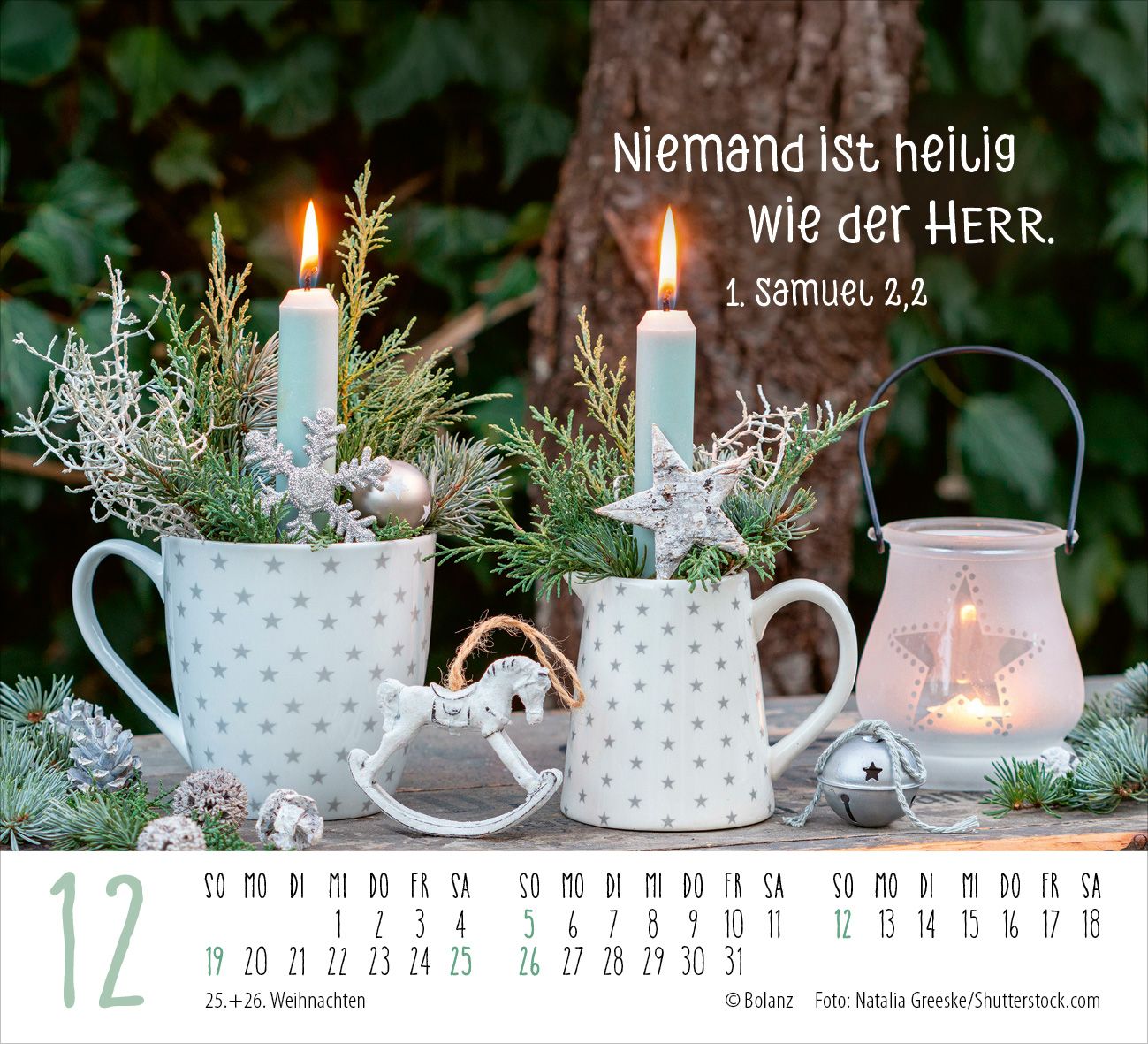 Aufstellkalender - Harmonien für die Seele 2027 Minikalender