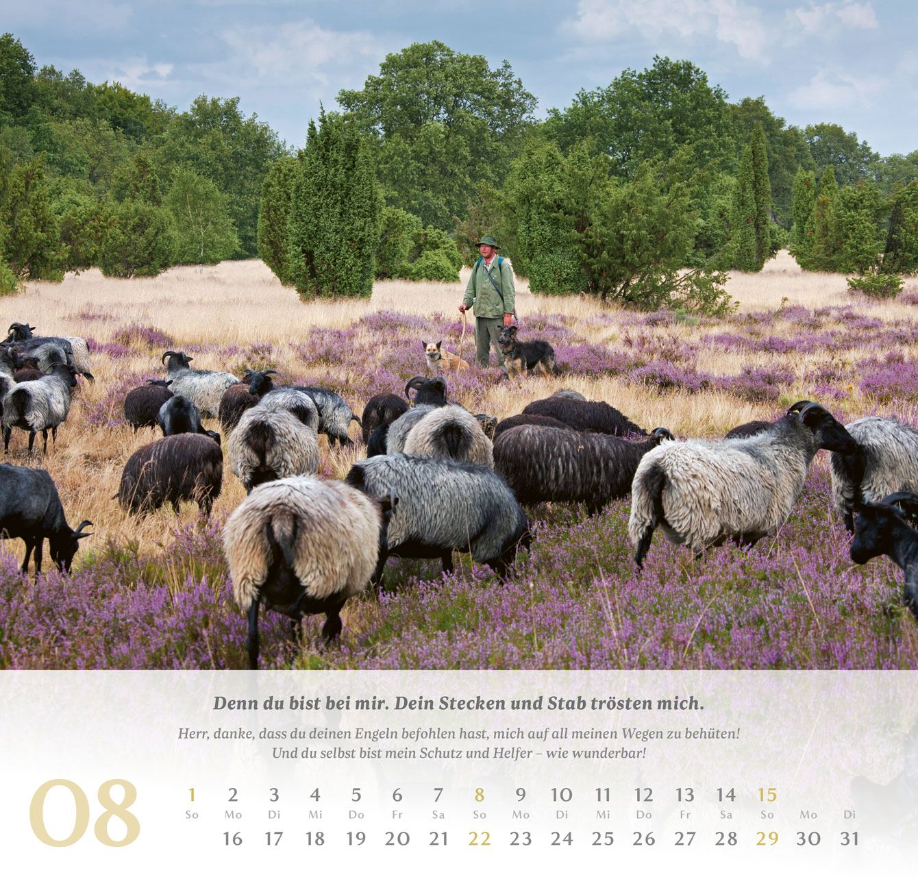Wandkalender - Psalm 23 2027 Wandkalender