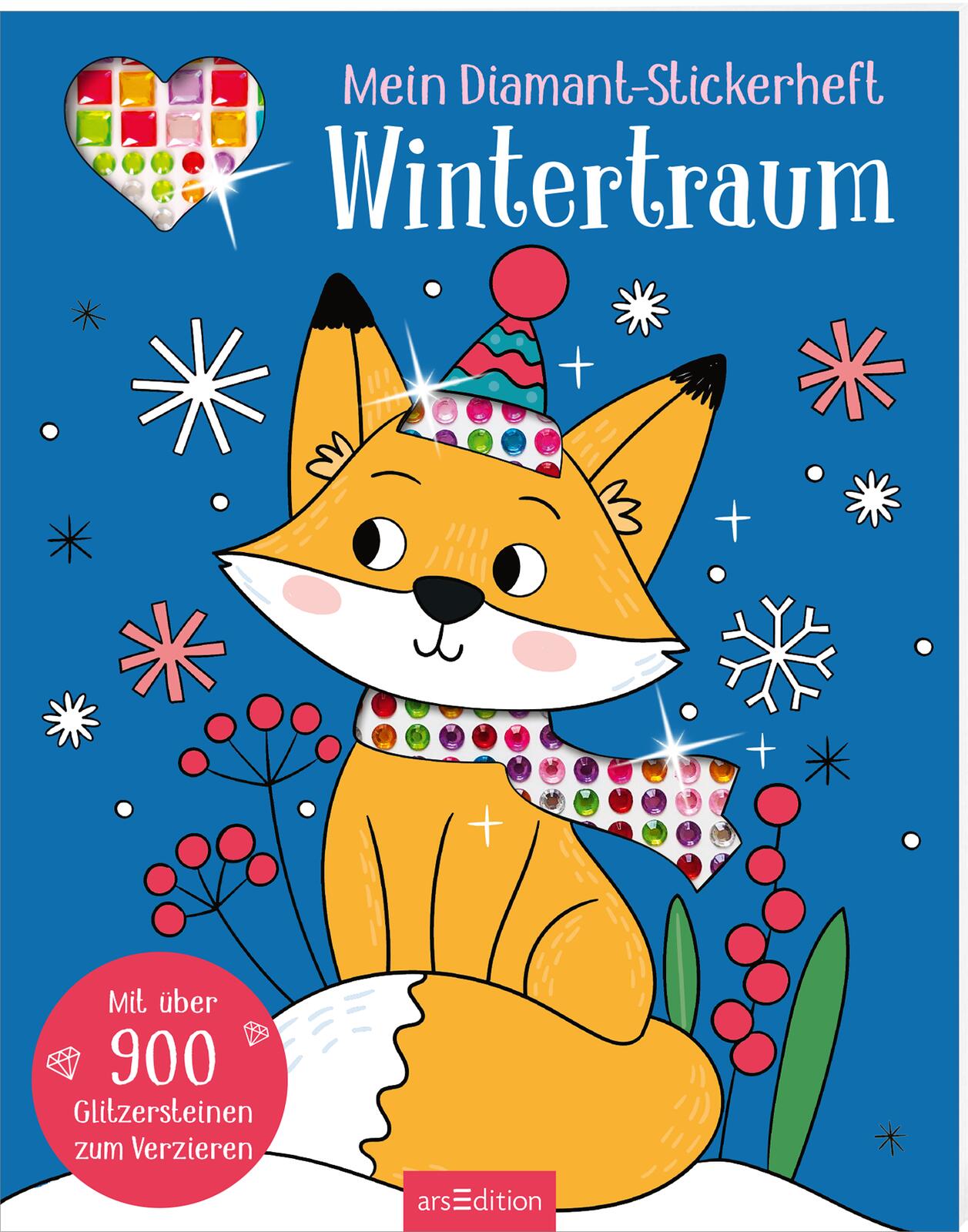 Spiel & Spaß - Mein Diamant-Stickerheft 'Wintertraum'