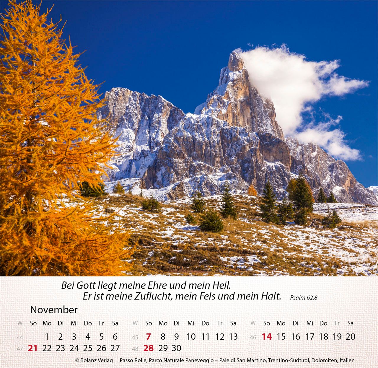 Tischkalender - Berge 2027 Tischkalender